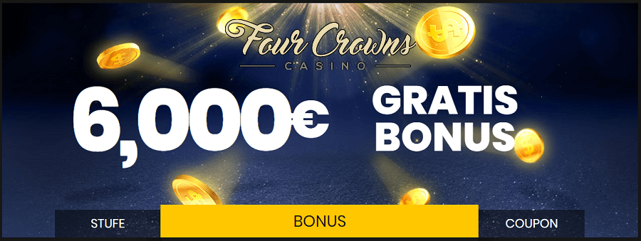 Welcome Bonus at Four Crowns Casino