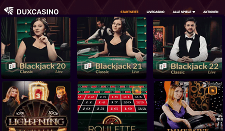 Duxcasino Live Casino