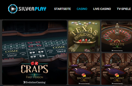 SilverPlay Live games
